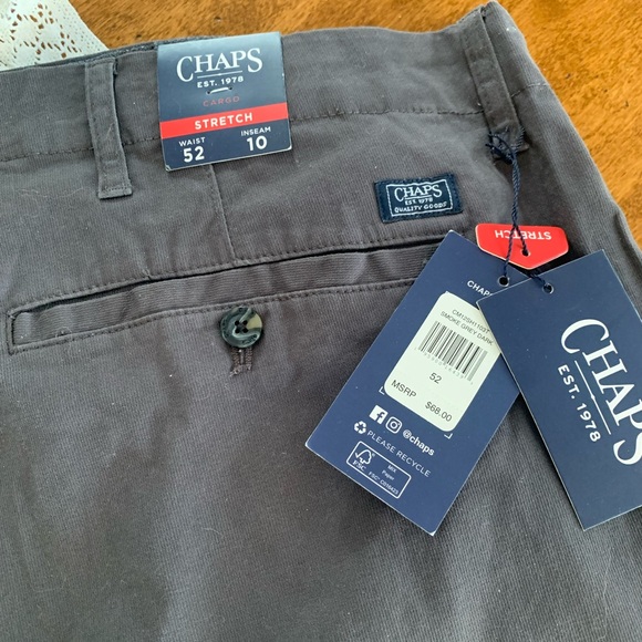 NWT Chaps Cargo Stretch Shorts Men’s Size 52 - Picture 4 of 4
